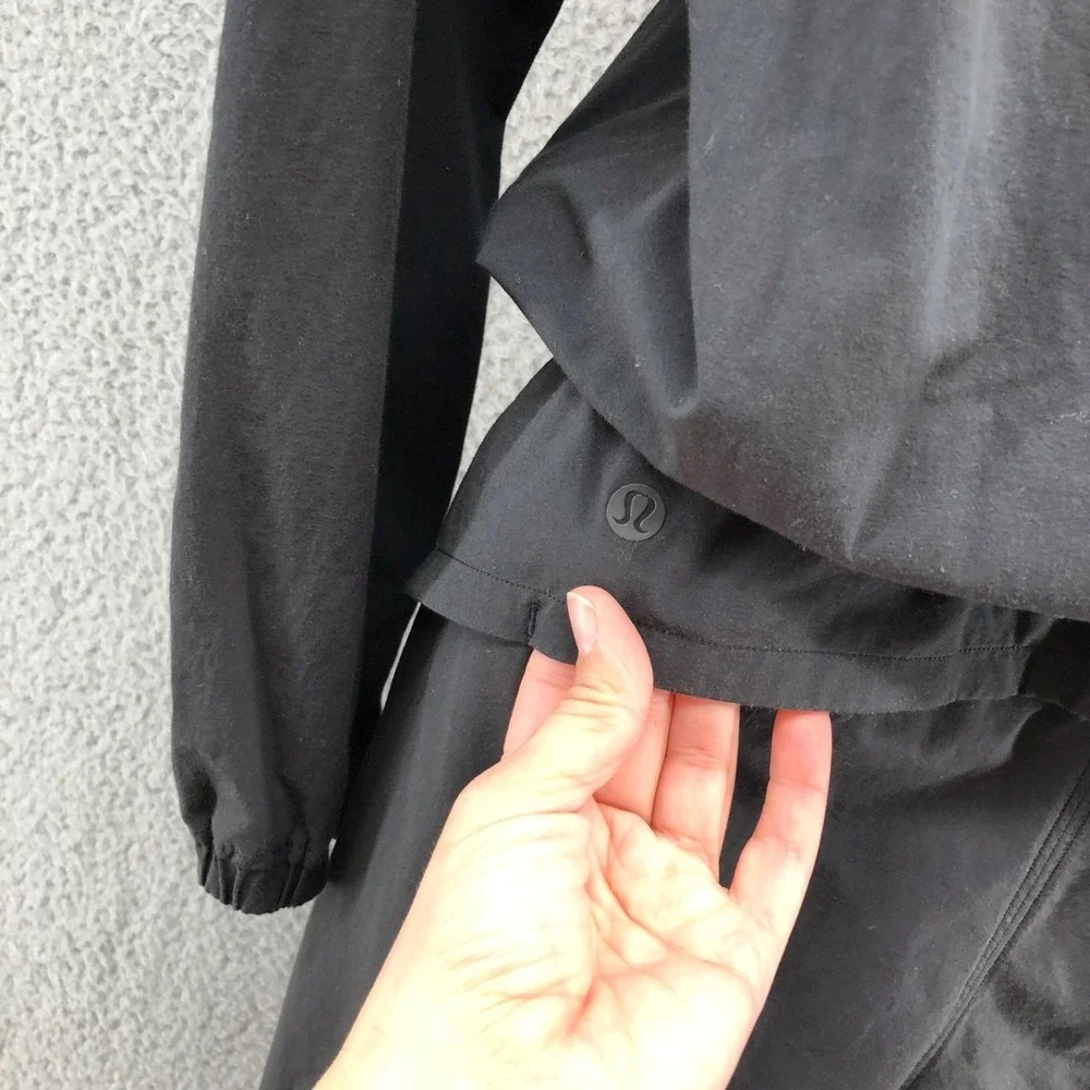 Lululemon Dynamic Days Jumpsuit Black Womens 4 Active Athleisure Stretch Comfort